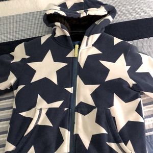 Mini Boden Boys Sherpa Star Hoodie ⭐️